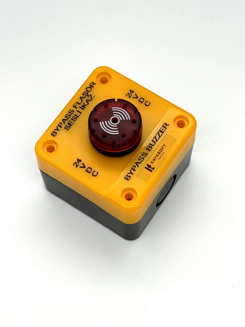 Bypass Fla��r Sesli �kaz 24V DC Buzzer
